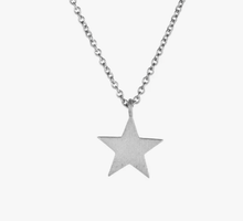 Cool and Interesting- Dainty Chain Necklace - Star-Silv