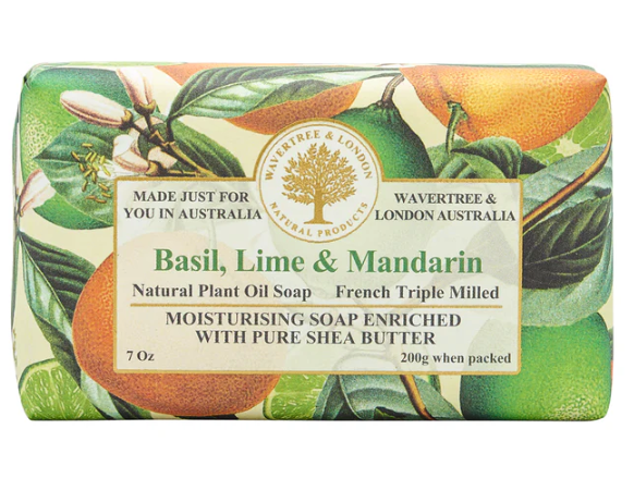 Wavertree & London- Soap Bar - Basil, Lime & Mandarin