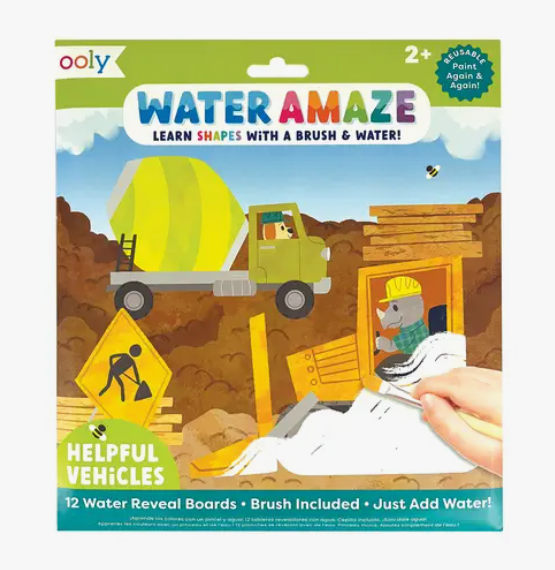 Water Amaze- Water Reveal Boards - Helpful Vehicles