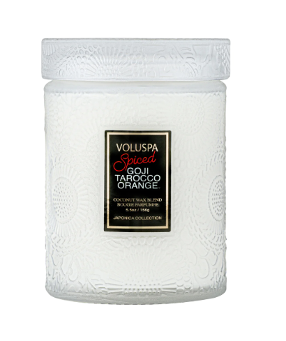 Voluspa- Glass Jar Candle w/ Lid - Spiced Goji