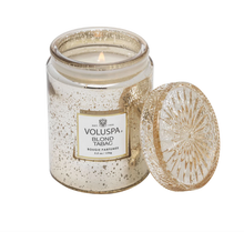 Voluspa- Glass Jar Candle w/ Lid - Blond Tabac