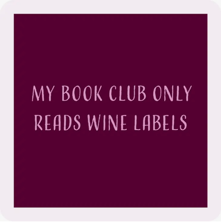 Drink on Me- Coasters - Book Club