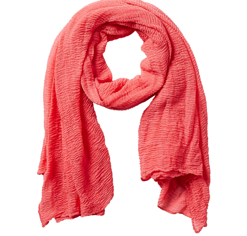 Hadley Wren- Insect Repellent Scarf - Coral