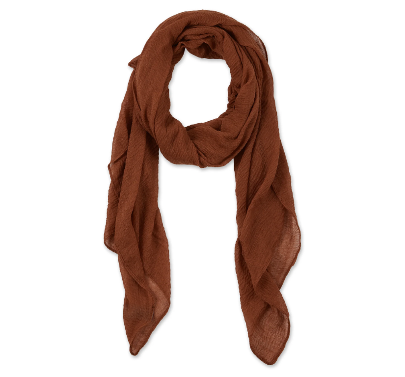 Hadley Wren- Insect Repellent Scarf - Terracotta