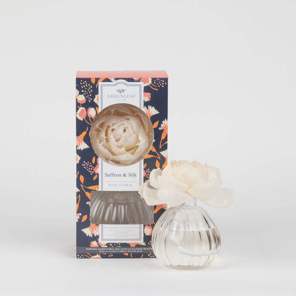 Greenleaf- Flower Diffuser - Saffron & Silk