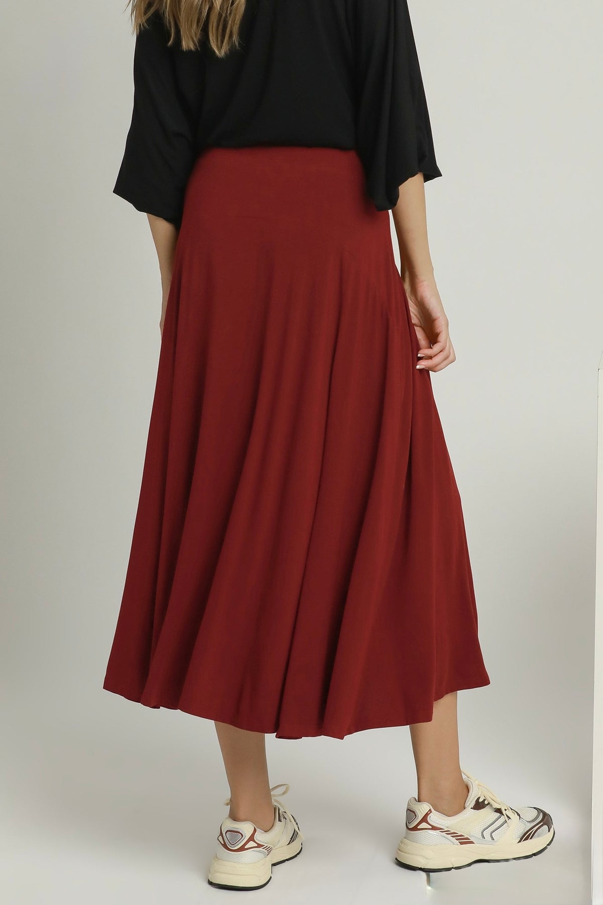 Flare Maxi Skirt
