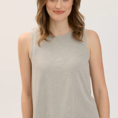 XCVI Wearables- Philo Tank - Whitecap Pigment