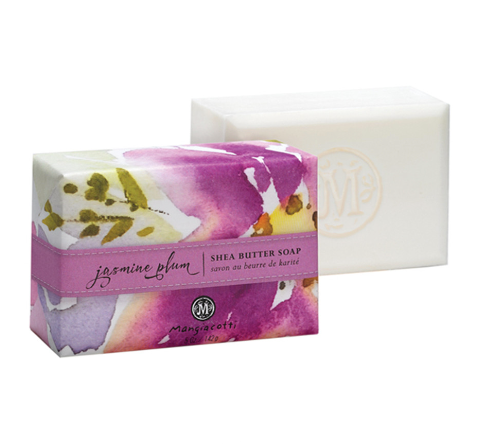 Mangiacotti- Shea Butter Bar Soap - Jasmine Plum