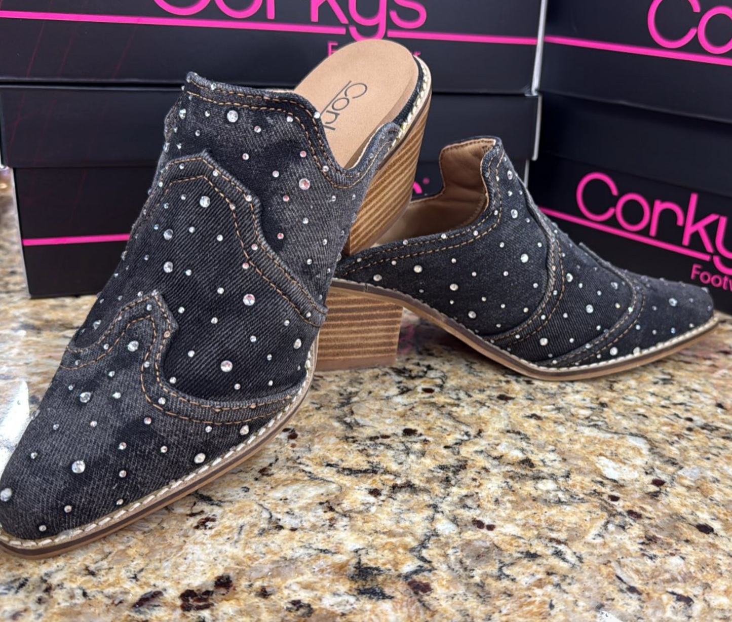 Tex Mex Open Back Bootie