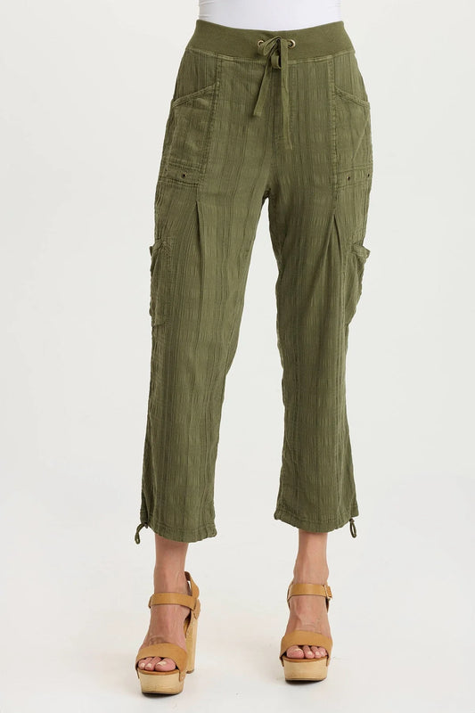 Ryle Crop Pant in Cypress Pigment