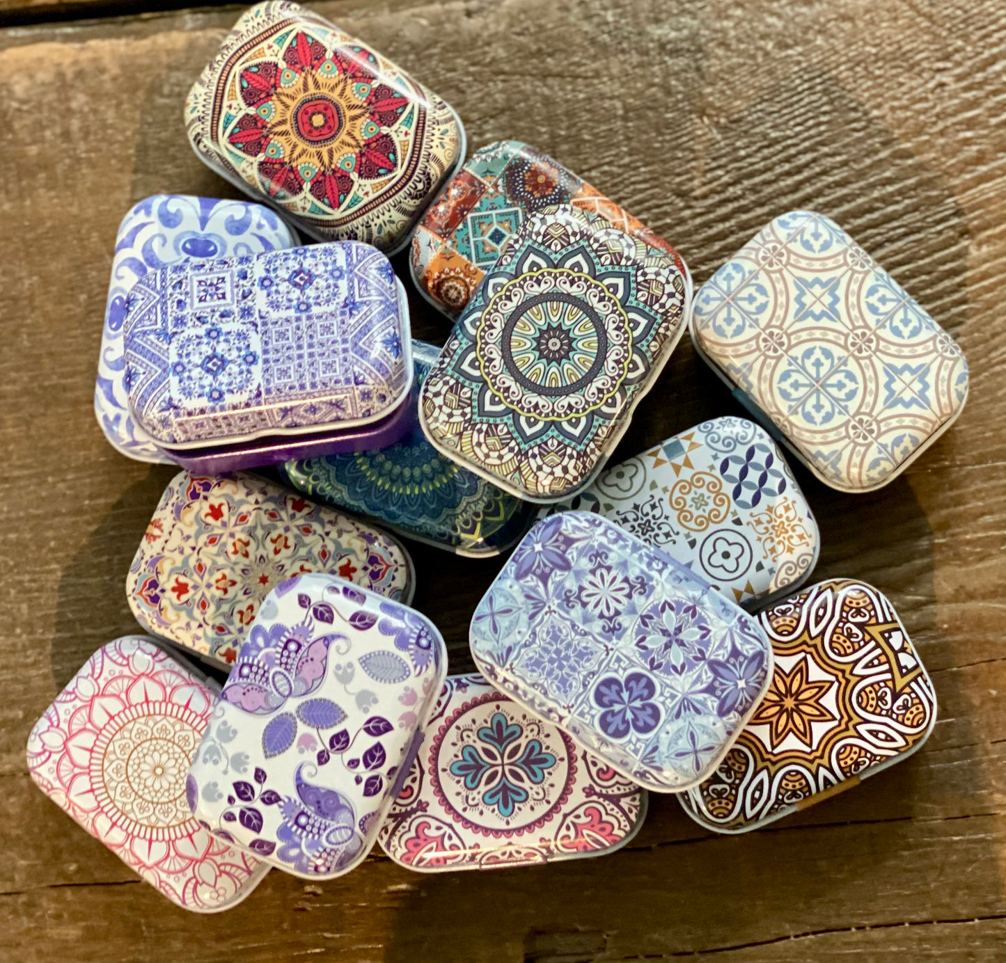 Mini Metal Floral Boxes