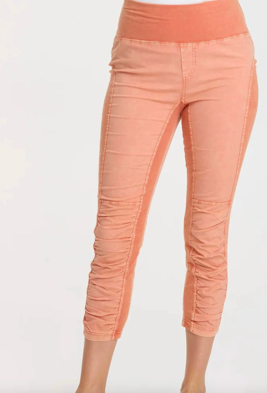High Waist Distressed Wash Jetter