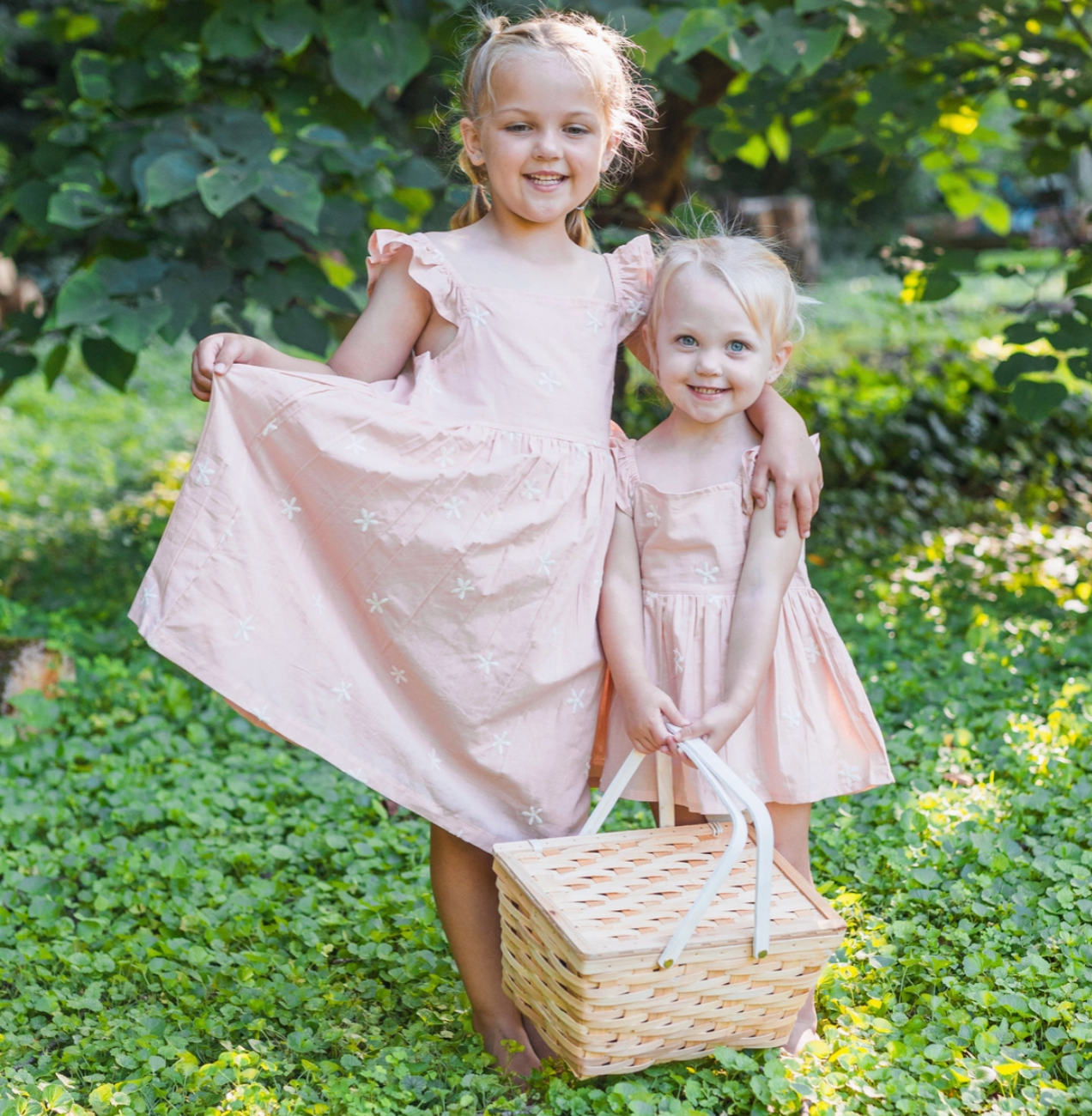 Yo Baby Floral Embroidered Angel Dress