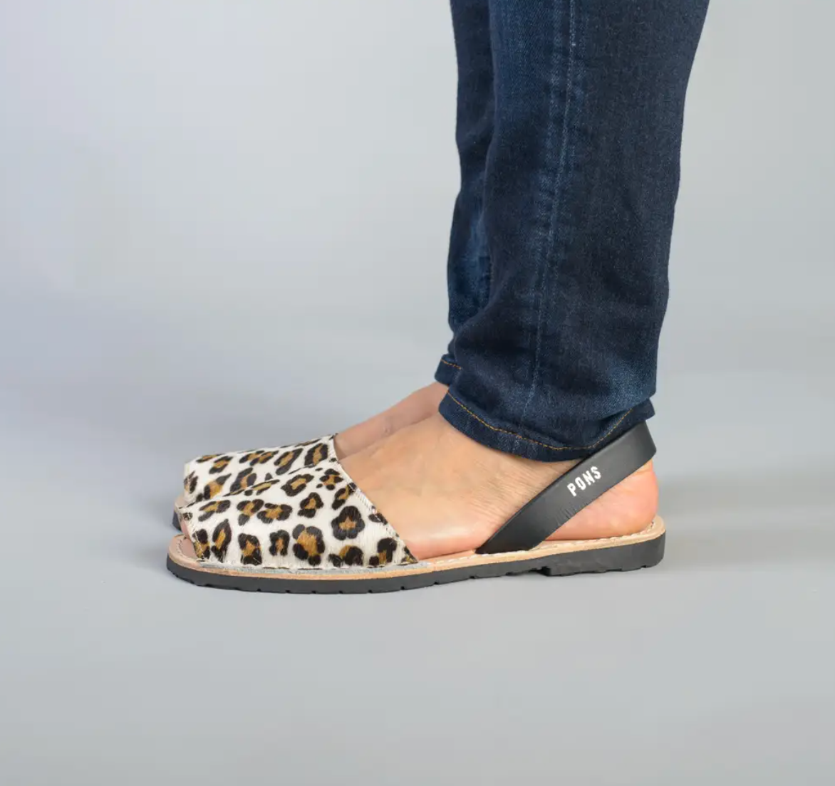 Classic Animal Print Sandals by Pons