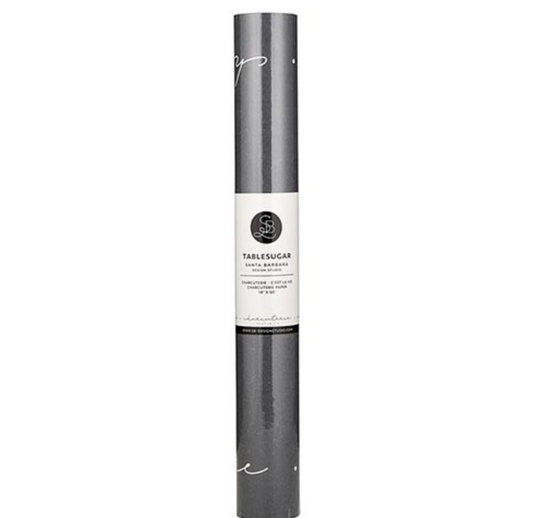 C'est la Vie Charcuterie Table Runner in Grey