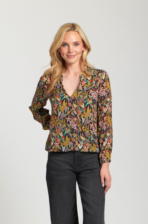 Cross Over Top with Tassel Detail