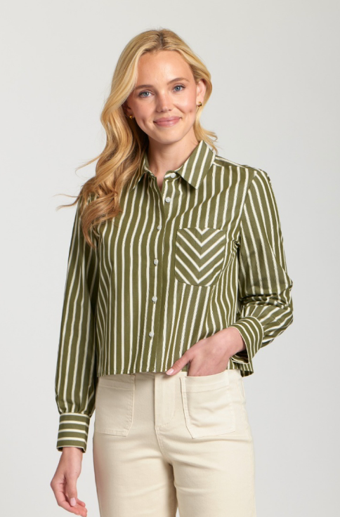 Long Sleeved Striped Shirt