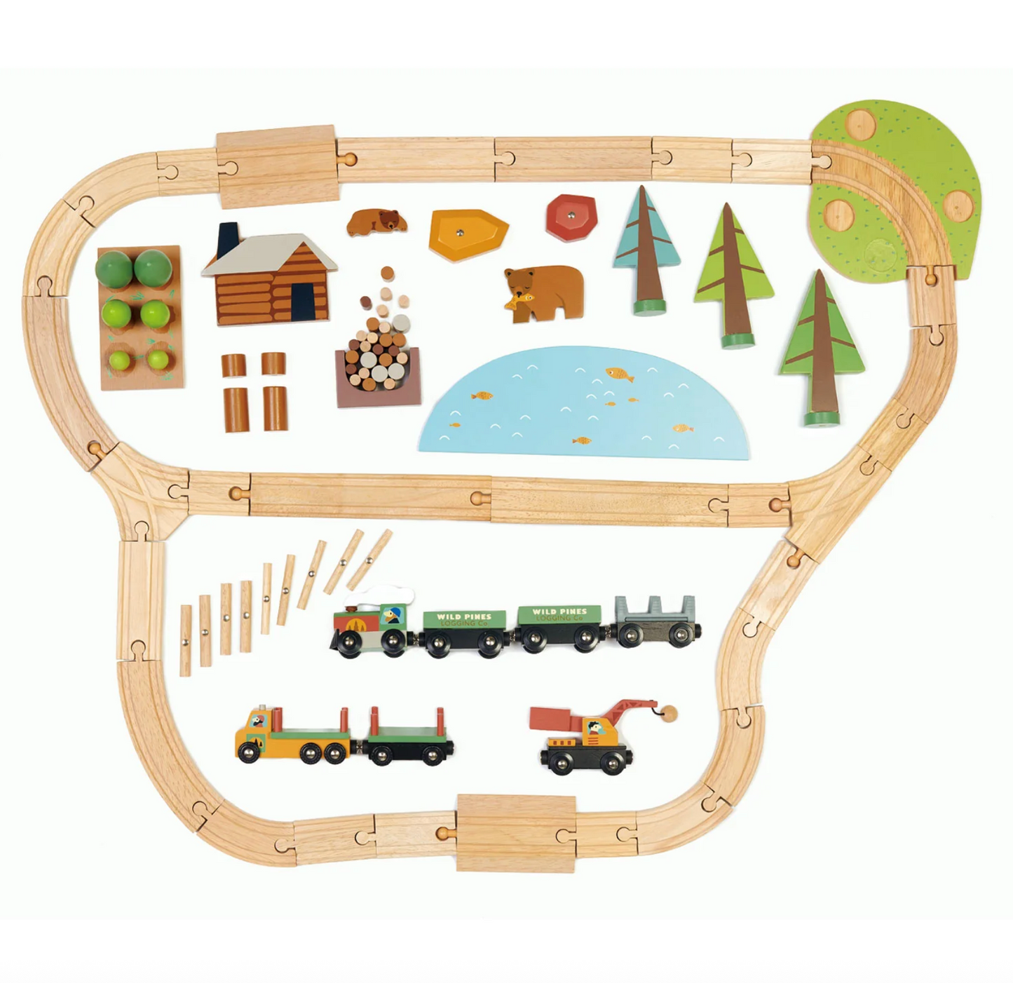 Wild Pines Train Set