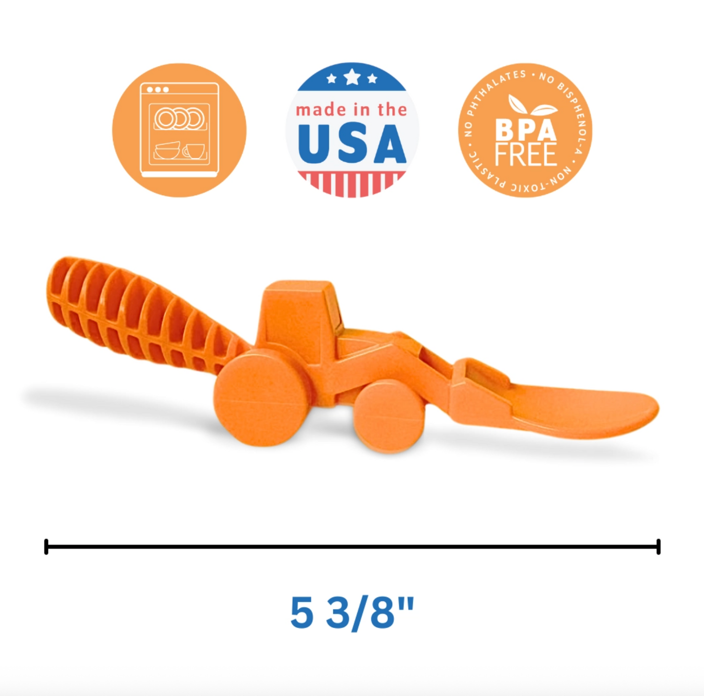 Constructive Eating Set of Two Tractor Utensils