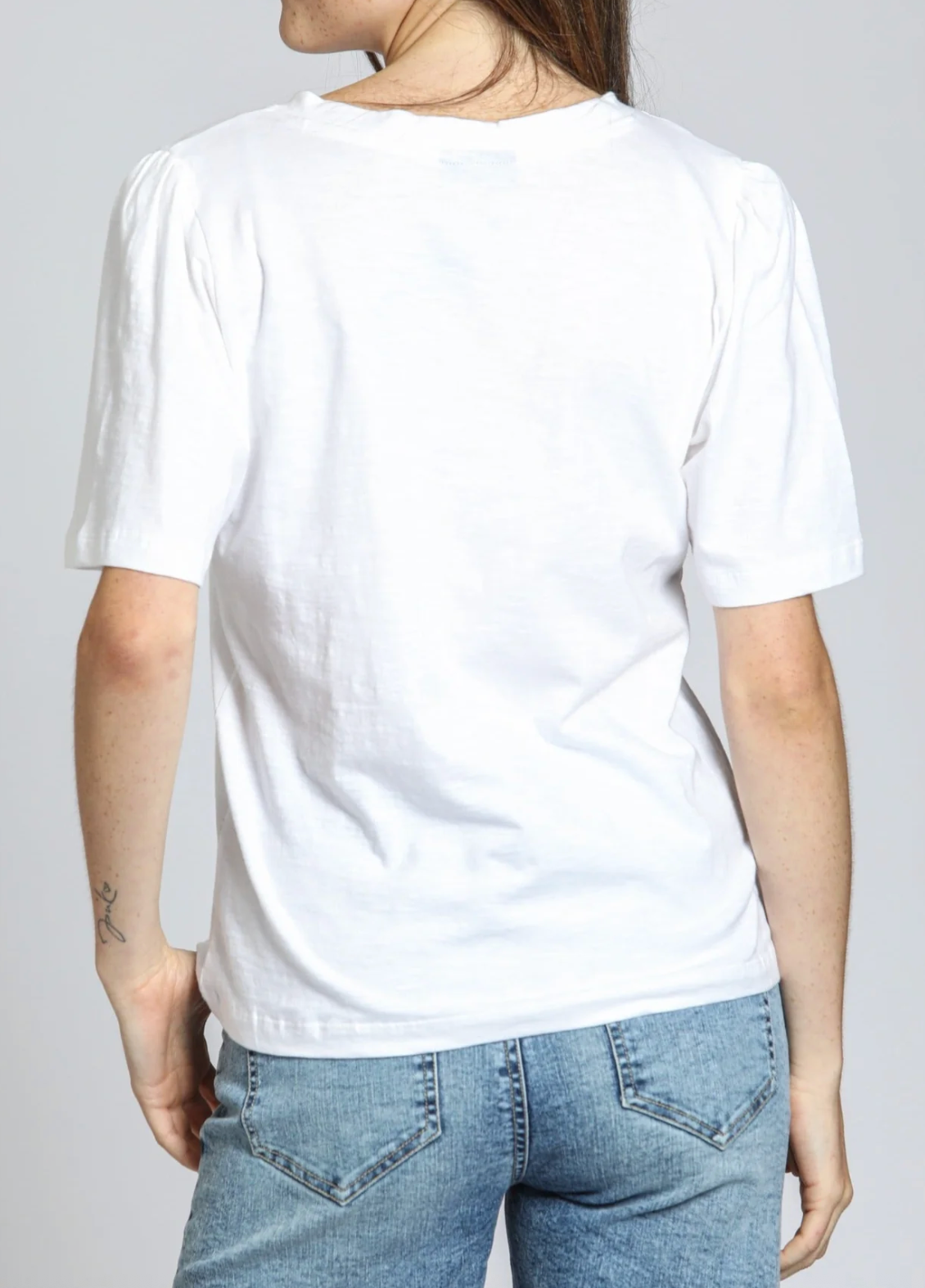 Split Neck Short Sleeve Tee