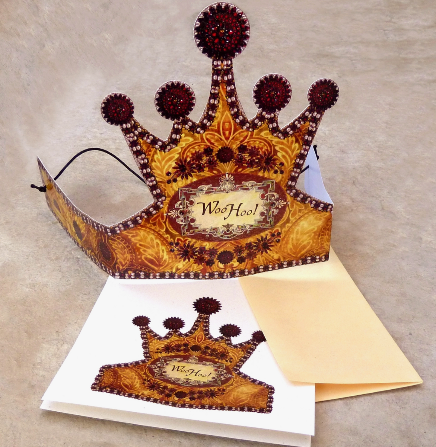 Greeting Card with Tiara