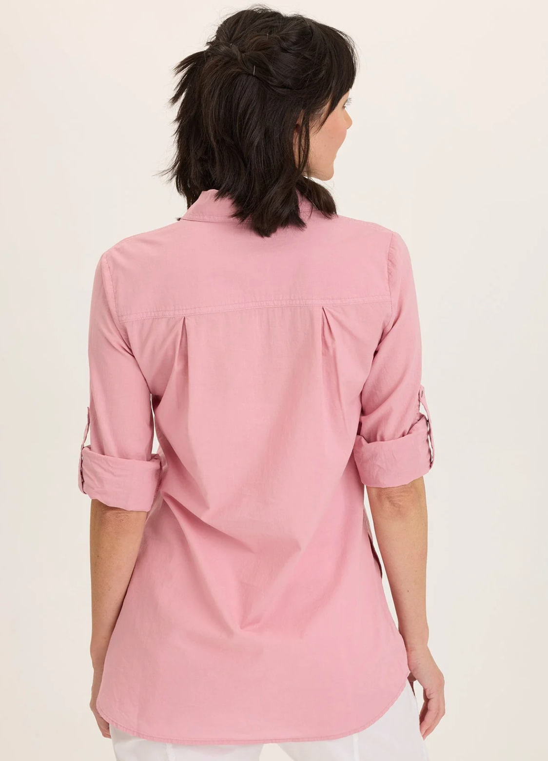 Reporter Button-Down Blouse