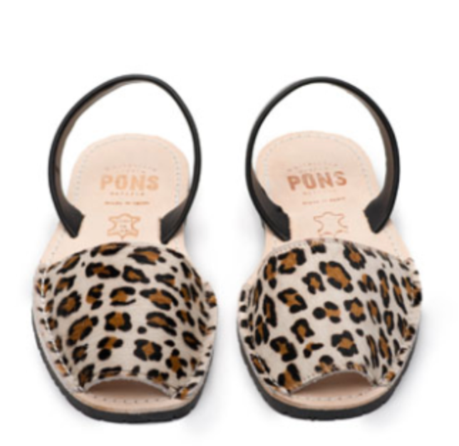 Classic Animal Print Sandals by Pons