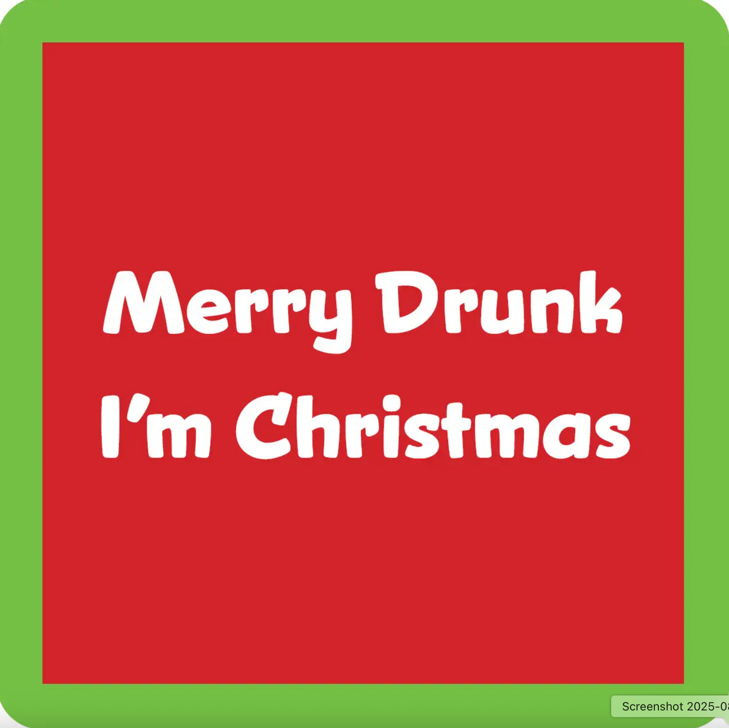 Christmas Drink Coasters