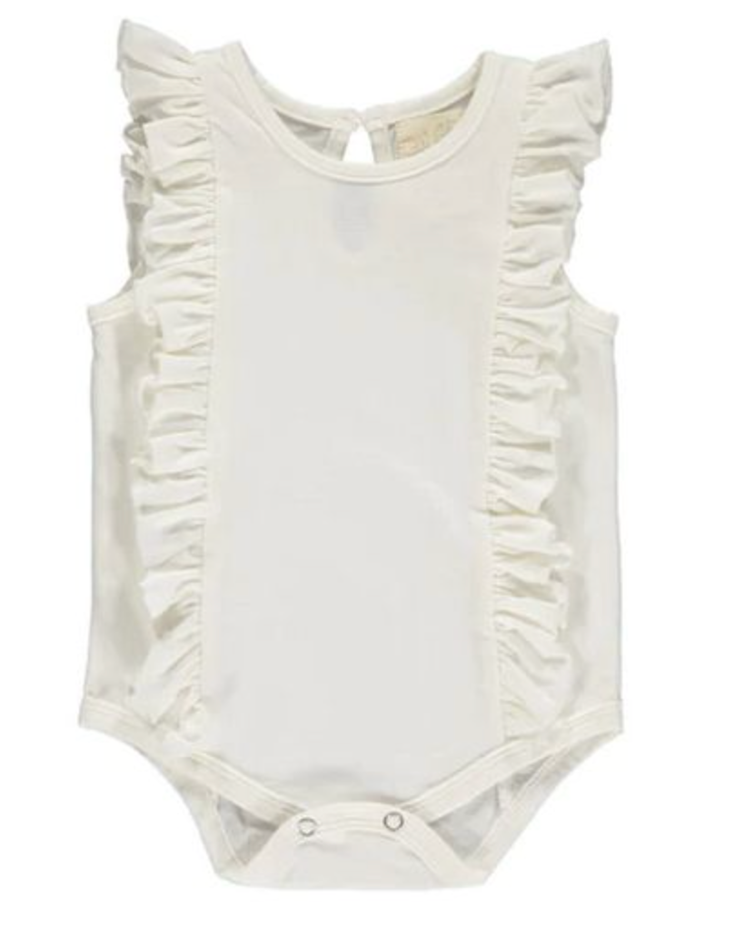 Vignette's Sleeveless Ruffle Onesie