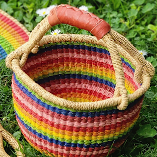 Baby Rainbow Chaser Bolga Basket