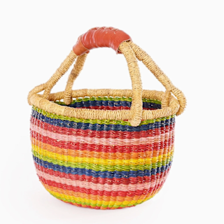 Baby Rainbow Chaser Bolga Basket