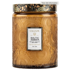 Large Glass Jar Candle
