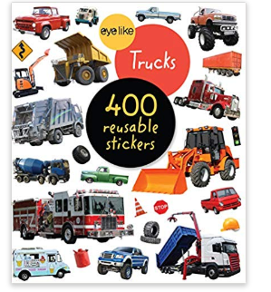 Book- Eyelike Stickers: Trucks