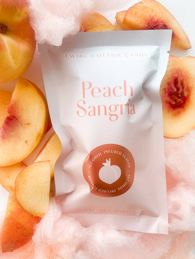 Twirl Cotton Candy - Peach Sangria