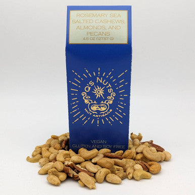 Q's Nuts- Sea Salt and Rosemary Mixed Nuts