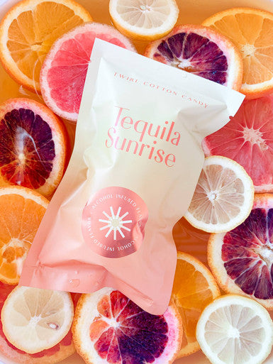 Twirl Cotton Candy - Tequila Sunrise