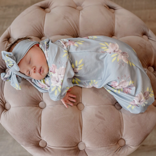 Baby Gown and Bow