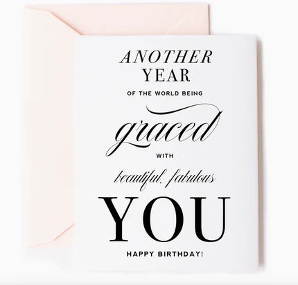 Another Year Graced Greeting Card