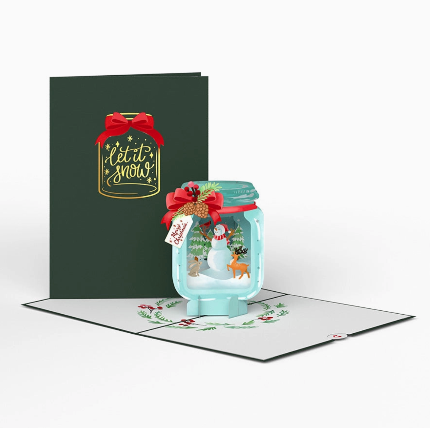 Lovepop Christmas Card - Christmas Jar
