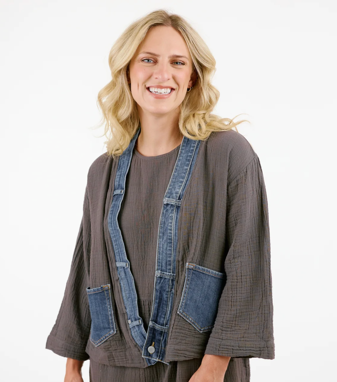 Melaney Cardigan OS Earth