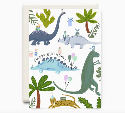 Dino Birthday Greeting Card
