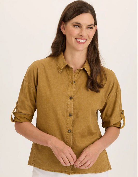 Carrie Button Up Top