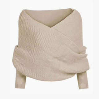 Knitted Sleeved Scarf