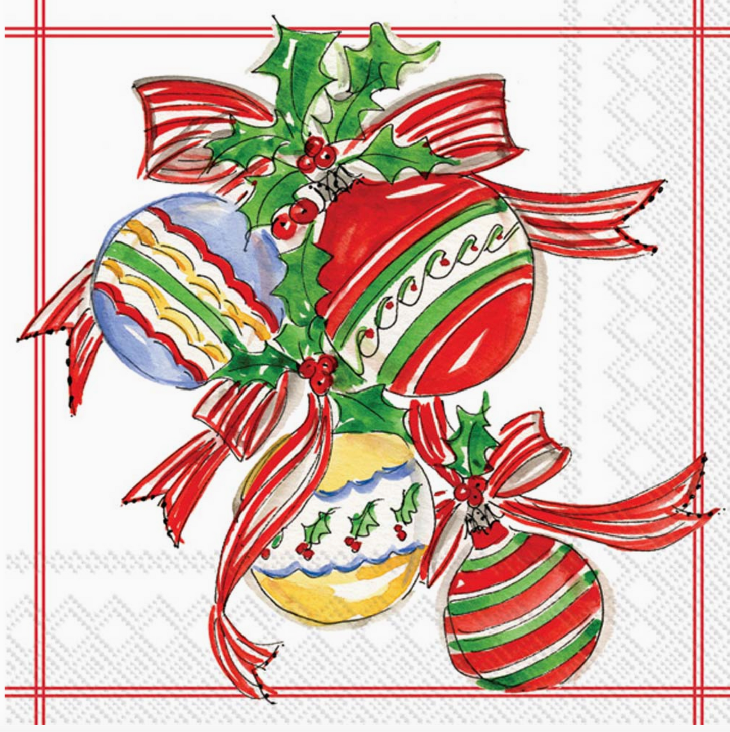 Holiday Paper Cocktail Napkins Pack of 20