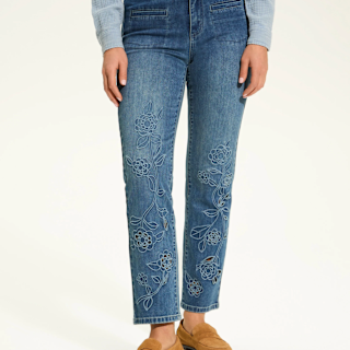 Christina Straight Ankle Jean Pant