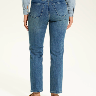 Christina Straight Ankle Jean Pant