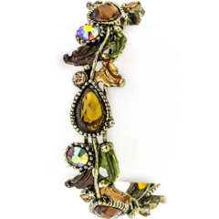 Mixed Crystal Bangle Bracelets