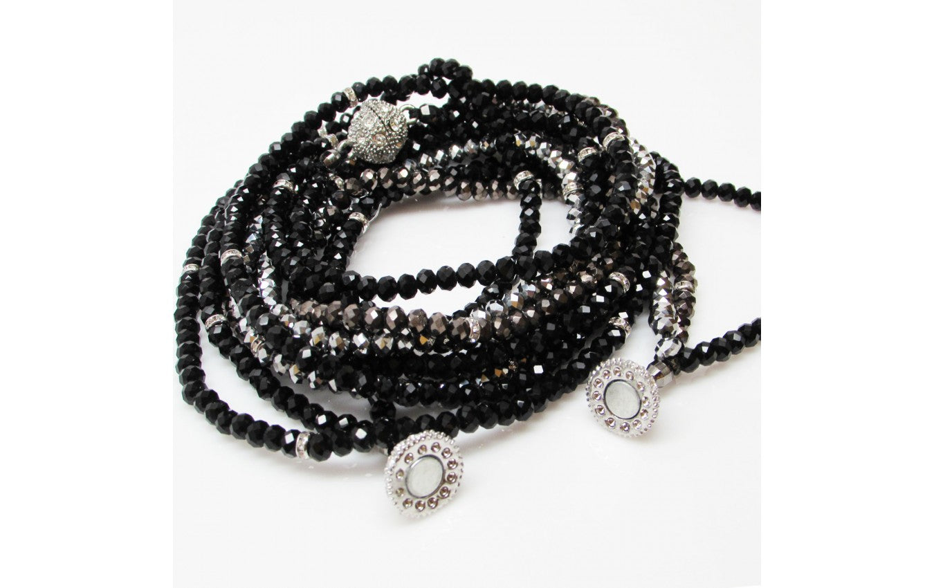Wrap- Multifunctional BLk Brn Slvr