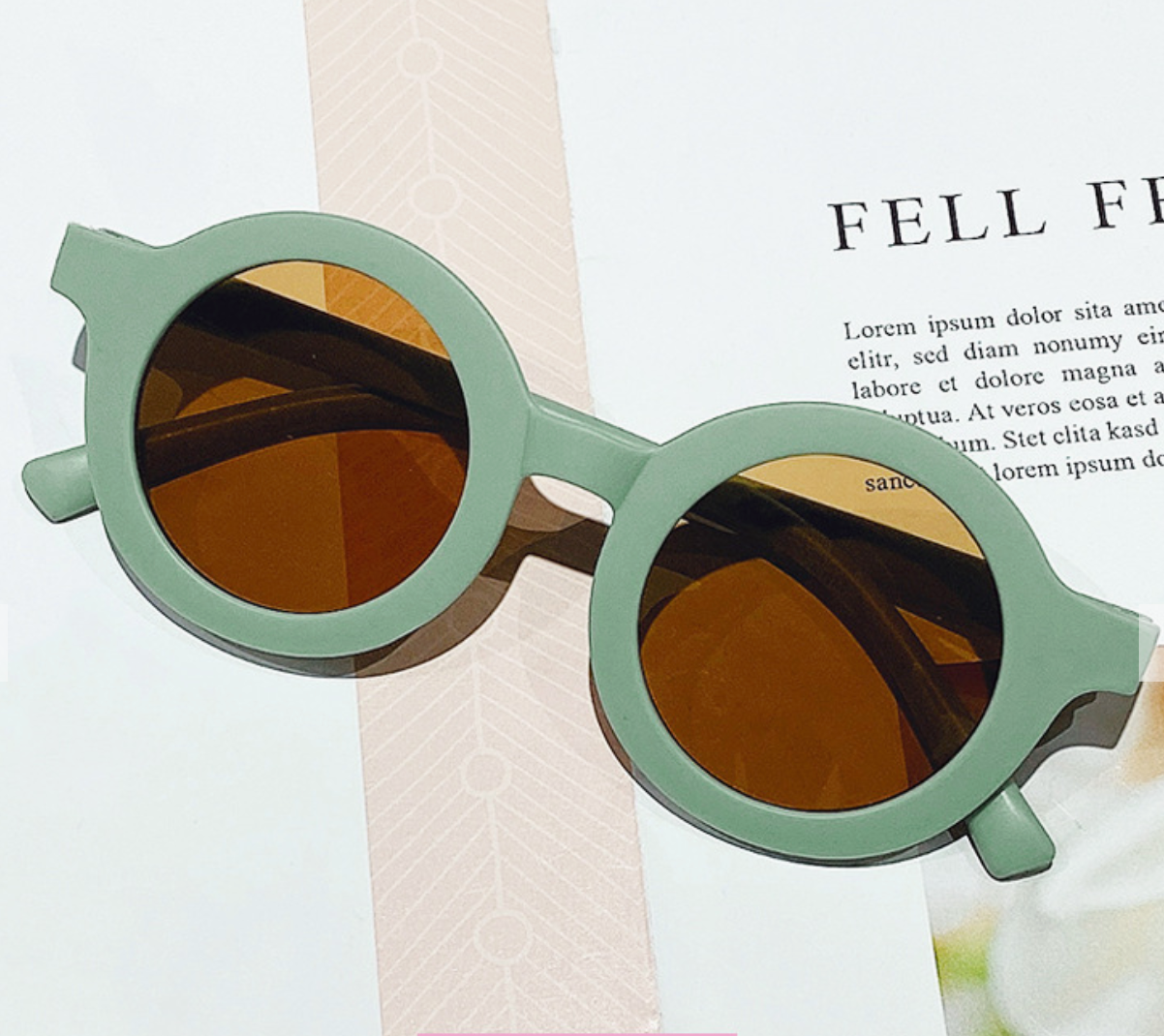 Sunglasses- Beach Play - Mint