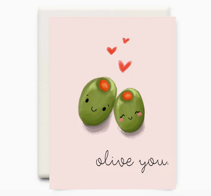 Olive You Greeting Card